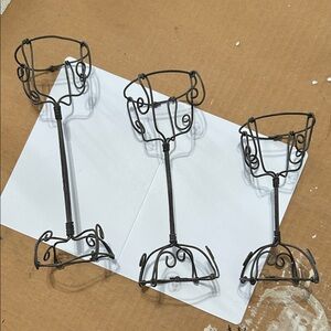 Vintage Mini French Black Wire Set